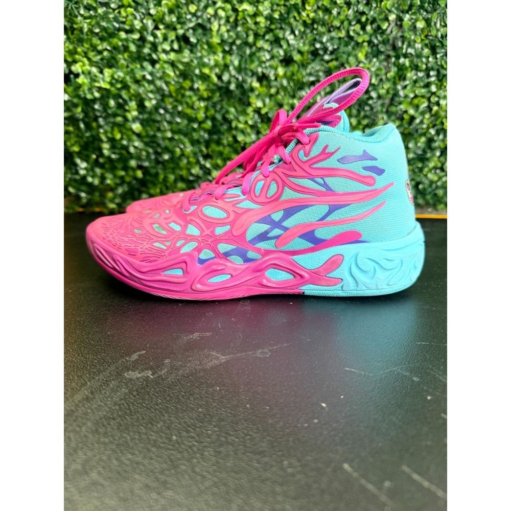 Puma x Lamelo Ball MB.04 Iridescent 310838-01 Kids 6 Basketball Shoe Deep Orchid
